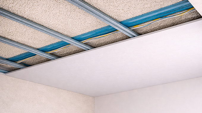 suspended ceiling over vermiculite sydney